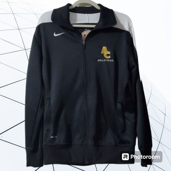 Nike jacket women's size xl x-large zip pockets volleyball dri-fit sweat warmup - Picture 1 of 14